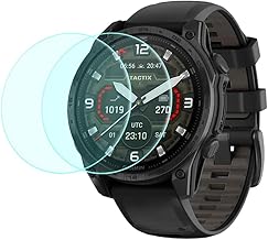 Duttek Pack of 2 Screen Protectors for Garmin Tactix8 47 mm, Ultra HD 9H Hardness Tempered Glass, Shockproof and Scratch-Resistant Protective Film Cover for Garmin Tactix 8 Watch