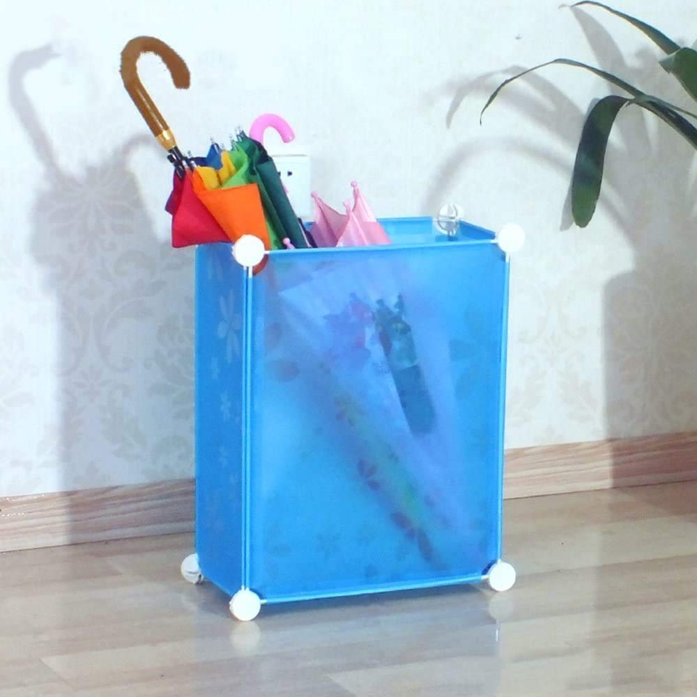 FALIYORS Umbrella Stand Umbrella Cane Stand Umbrella Umbrella Stand, Hand Umbrella Holder (Color : Blue)