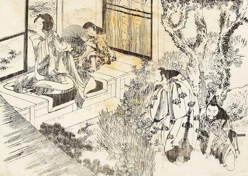 Tableaux sur toile Hokusai 60x90cm mur art moderne pour décoration de maison