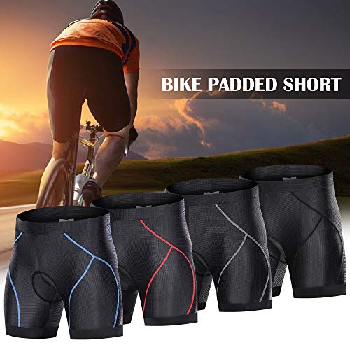 Calzas cortas para ciclismo con acolchado 3D y agarre antideslizante miniatura 2