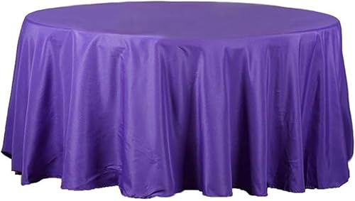 BalsaCircle Mantel redondo para bodas, de poliéster, 120 pulgadas