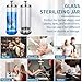 Disinfectant Sterilizer Glass Jar - Capacity 37 Oz Glass with Removable Strainer Tray for Cleaning, Storage & Organization of Manicure Nail Tools & Barber Salon Supplies