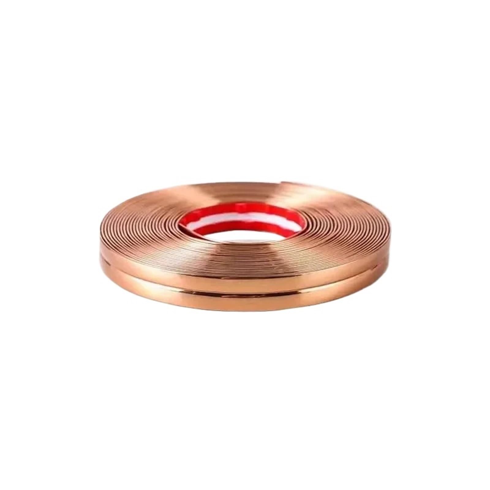 Tira autoadhesiva de PVC rose gold de 10mm protector de esquinas de mesas