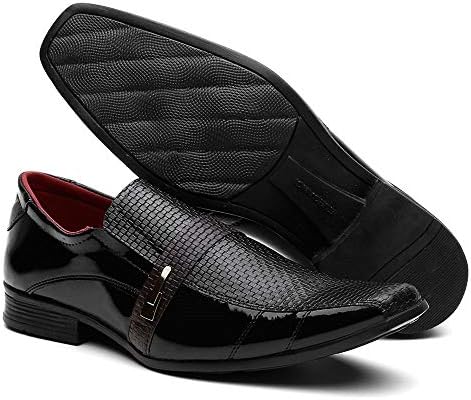 Sapato Social Verniz Milão - SF Shoes | Amazon.com.br