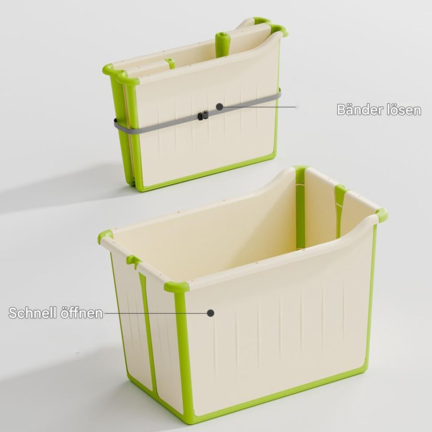 Vasca Da Bagno Per Pieghevole Piscina Pieghevole Per Bambini Facile Da | Supporto Per Il Bagno Da Viaggio Per Casa Dormitorio Appartamento Vacanze Bagno