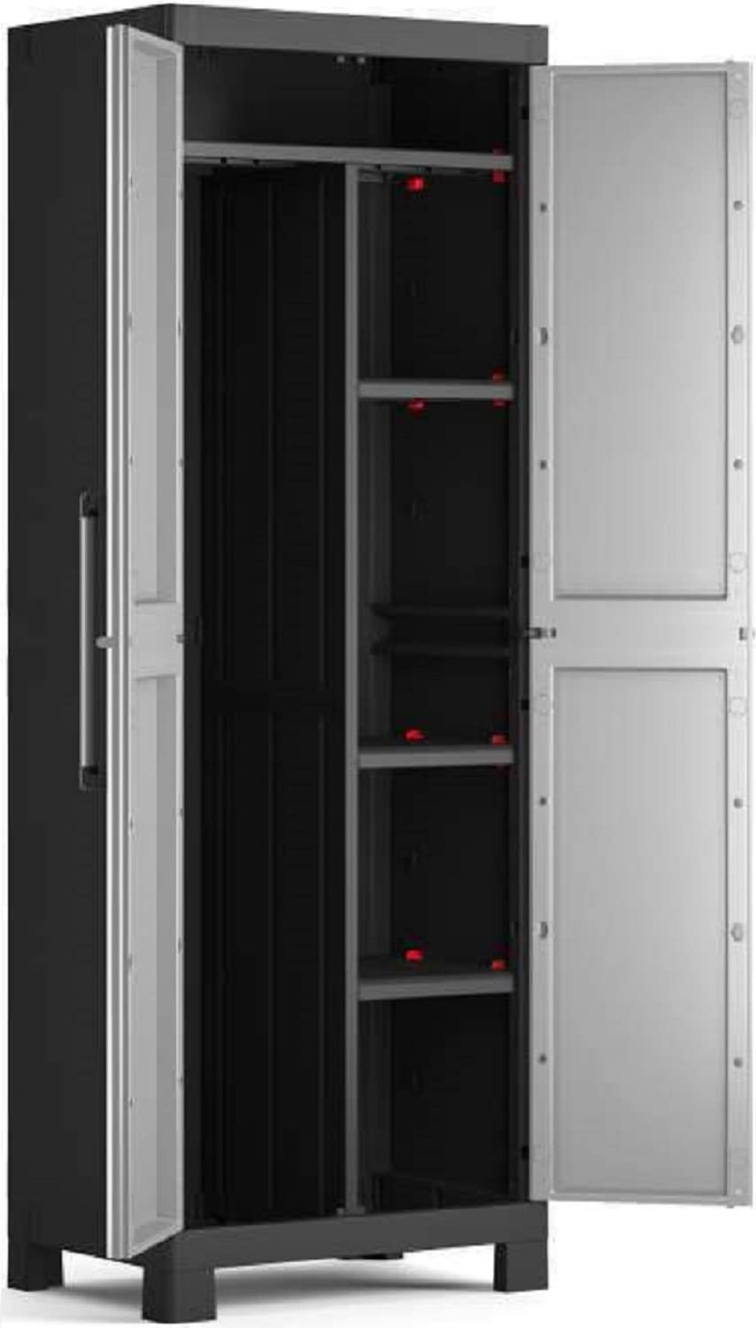 KETER Armoire Haute JOLLY - Armoire de Rangement en Résine
