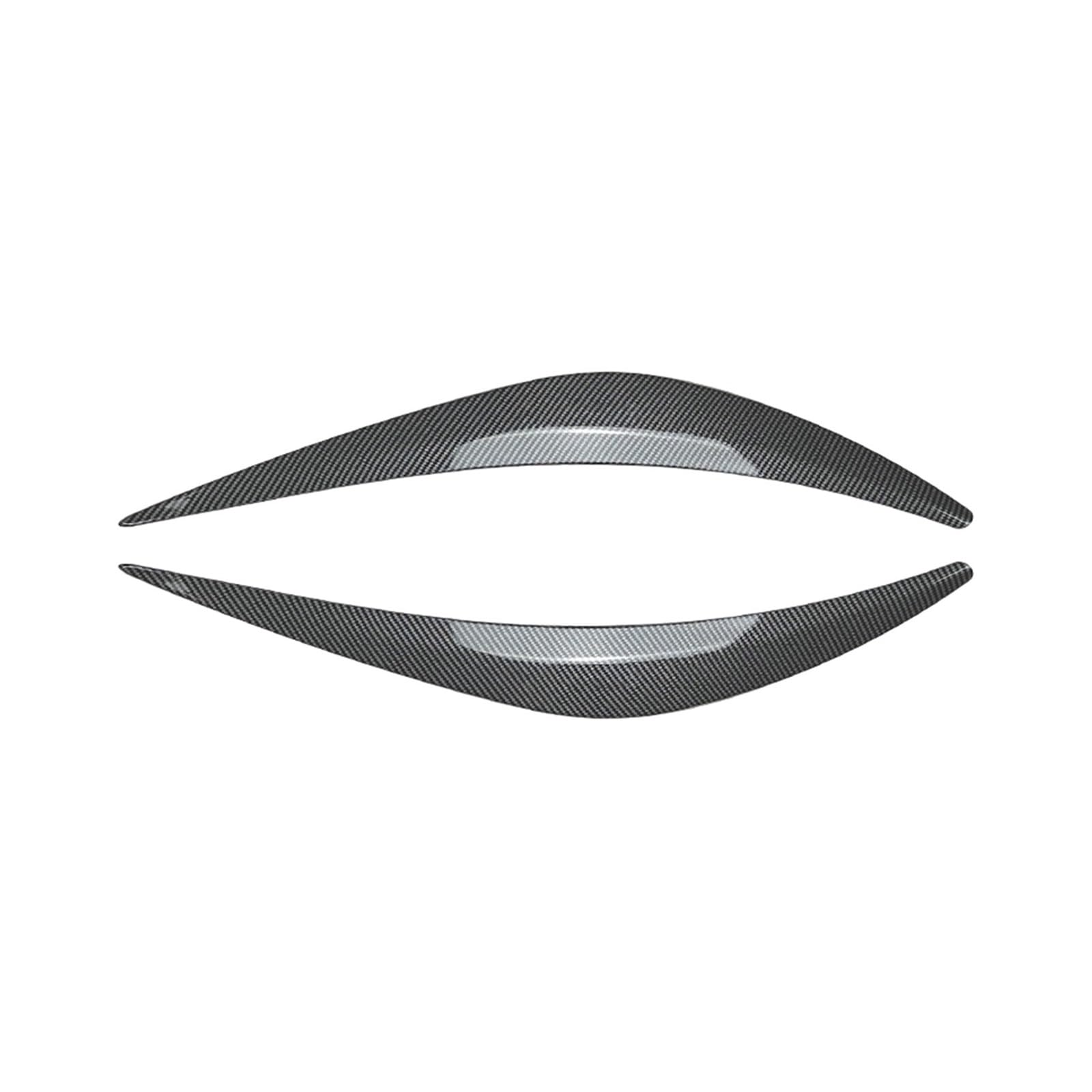 Naklejka na przedni reflektor, 2 sztuki, osłona lampy, powieka, brwi, Compatible With Infiniti, Q50 2014-2023(Carbon Fiber Look)