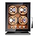 DFJU Watch Winder Haushaltsuhr Winder Boxen Leise Motor Mechanische Uhren Automatische 8 + 0 Drehstuhl Shaker Uhr Winder Uhr