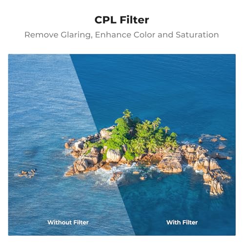 Image of K&F CONCEPT 4 Pack ND UV CPL Filters Kit Compatible with DJI Mini 4 Pro | CPL+UV+ND8+ND16 Light Reduction,Anti-Glare,Anti-reflective, Multi-Coated Optical Glass Filter Drone Camera Accessories- FD031