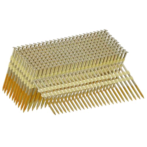 SITLDY 21 Degree Framing Nails 1000 Count, 2-1/2-Inch x .113