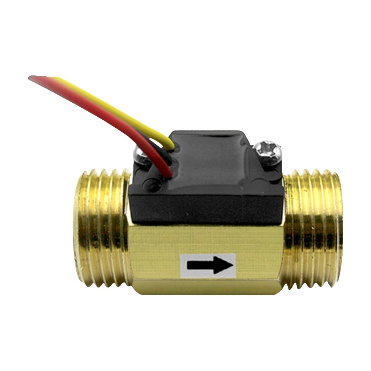 Sensor turbina medidor de flujo agua cuatro vías SEN-HZ21WI-44 con salida señal pulso 2