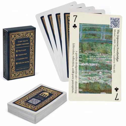 merryhome Arts of Playing Cards with QR Audio Guides - The National Gallery of Art x Discover Art & Play Cards | Themed Playing Cards | Museum Decks |...