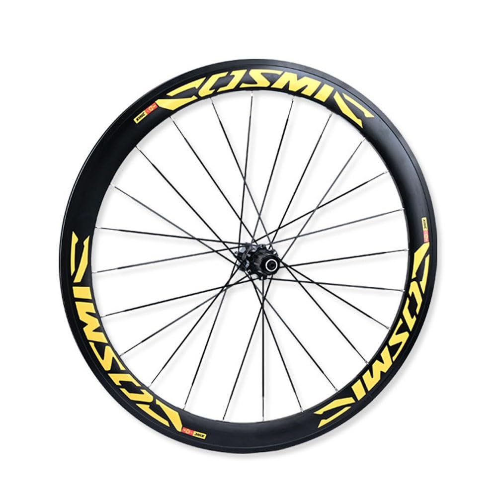 Set Di Ruote Per Bici Da Strada 700C Cerchio In Lega Di Alluminio A Doppia Parete 50mm, Cricchetto 36/54T, Cuscinetto Sigillato, Cassetta 7-12velocità, Freno A Disco 100/135mm QR