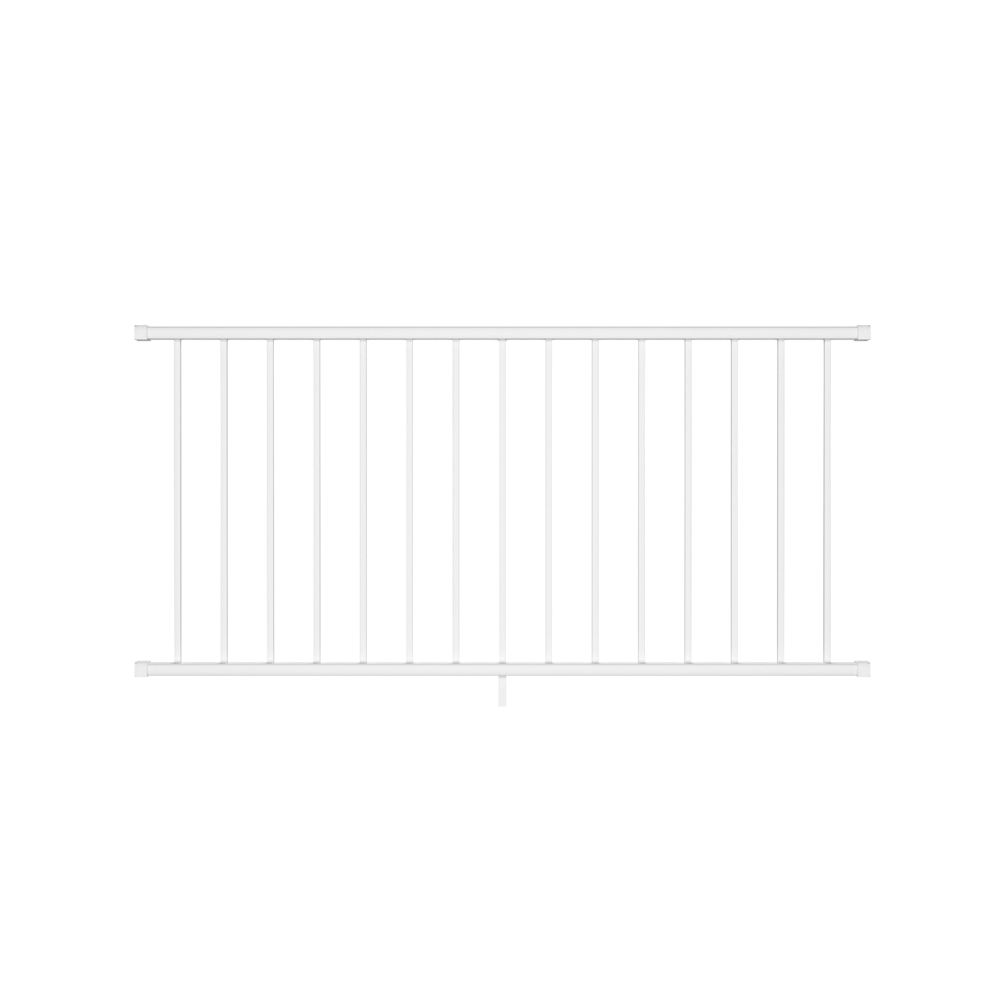 Deckorators 6 ft. x 36 in. Textured White Aluminum Line Rapid Rail Kit