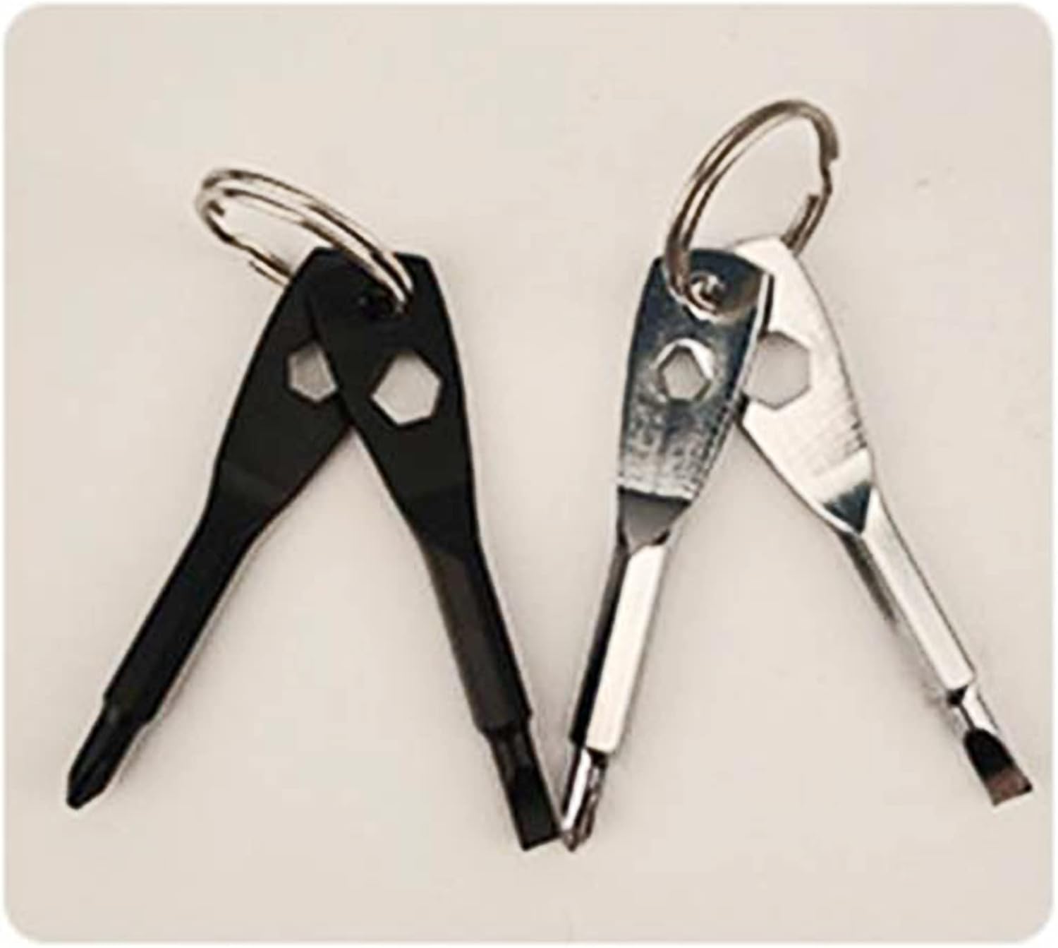 Portable Screwdriver Keychain Multifunction Set Nut Driver Wrench Repair Hand Tool Pocket Flat
