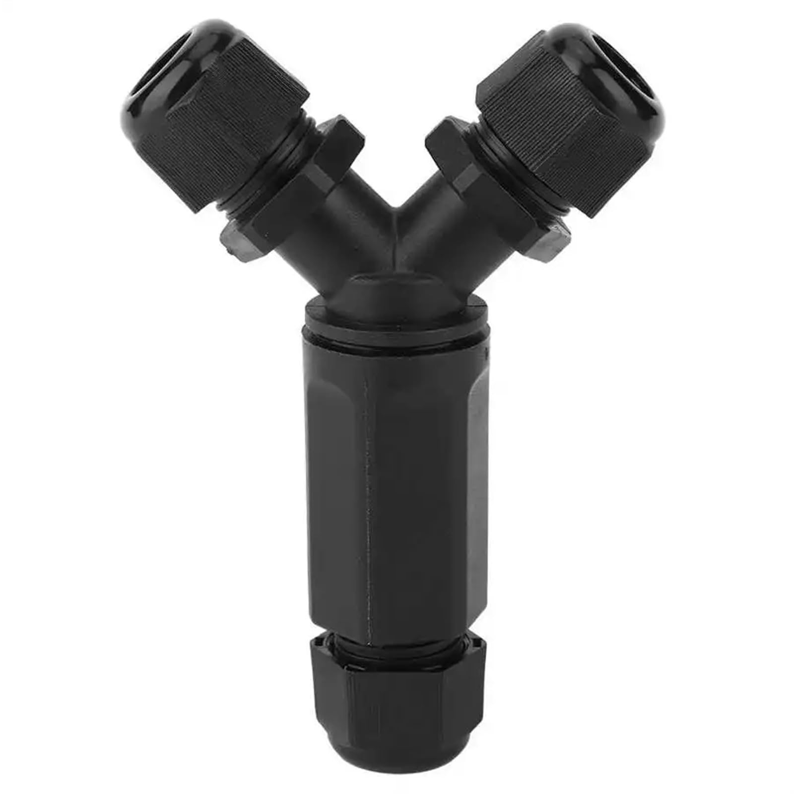 Conector de Cable Impermeable IP68, Adaptador Terminal eléctrico 3 Pines, Conector for Luces Exteriores, 2 uds(C)