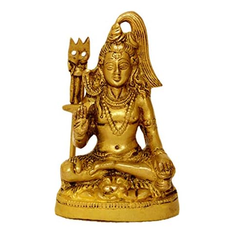 Aakrati Lord Shiva Statue Made in Brass Metal- Unique Design for Religious and Decorative use Best for Gift Cover