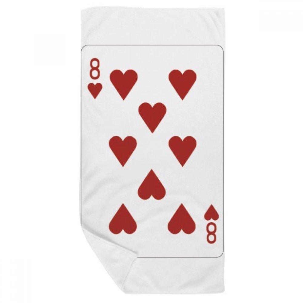 Serviette douce 35x70cm motif cartes de bain multicolor grand teint