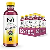 Bai Flavored Water, Lanai Blackberry Lemonade, Antioxidant Infused Drinks, 18 Fluid Ounce Bottles, 12 Count Bai Flavored Water, Lanai Blackberry Lemonade, Antioxidant Infused Drinks, 18 Fluid Ounce Bottles, 12 Count