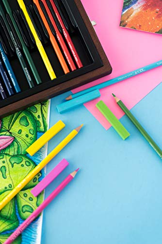 111 pc Drawing, Sketching & Doodling Kit in Wood Case
