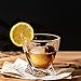 GoodGlassware Swirl Whiskey Glasses (Set of 4) - 10 oz Premium Tumblers Perfect for Drinking Bourbon, Scotch, Rum, Spirits, and Old Fashioned Cocktails on the Rocks - Dishwasher Safe and Lead-Free