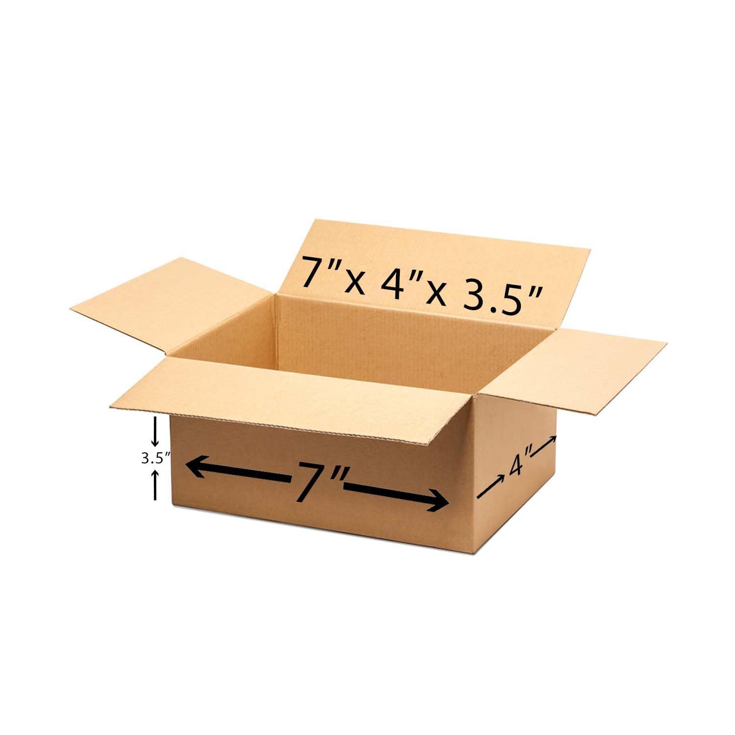 Cardboard Box for Packing, Packing Material, 3Ply 7x4x3.5 corrugated box for packing, Suitable E-commerce Shipping, Recycled Material, Ideal for Home Shifting (Pack of 10) (B0DG8R7F4Y) Amazon Price History, Amazon Price Tracker