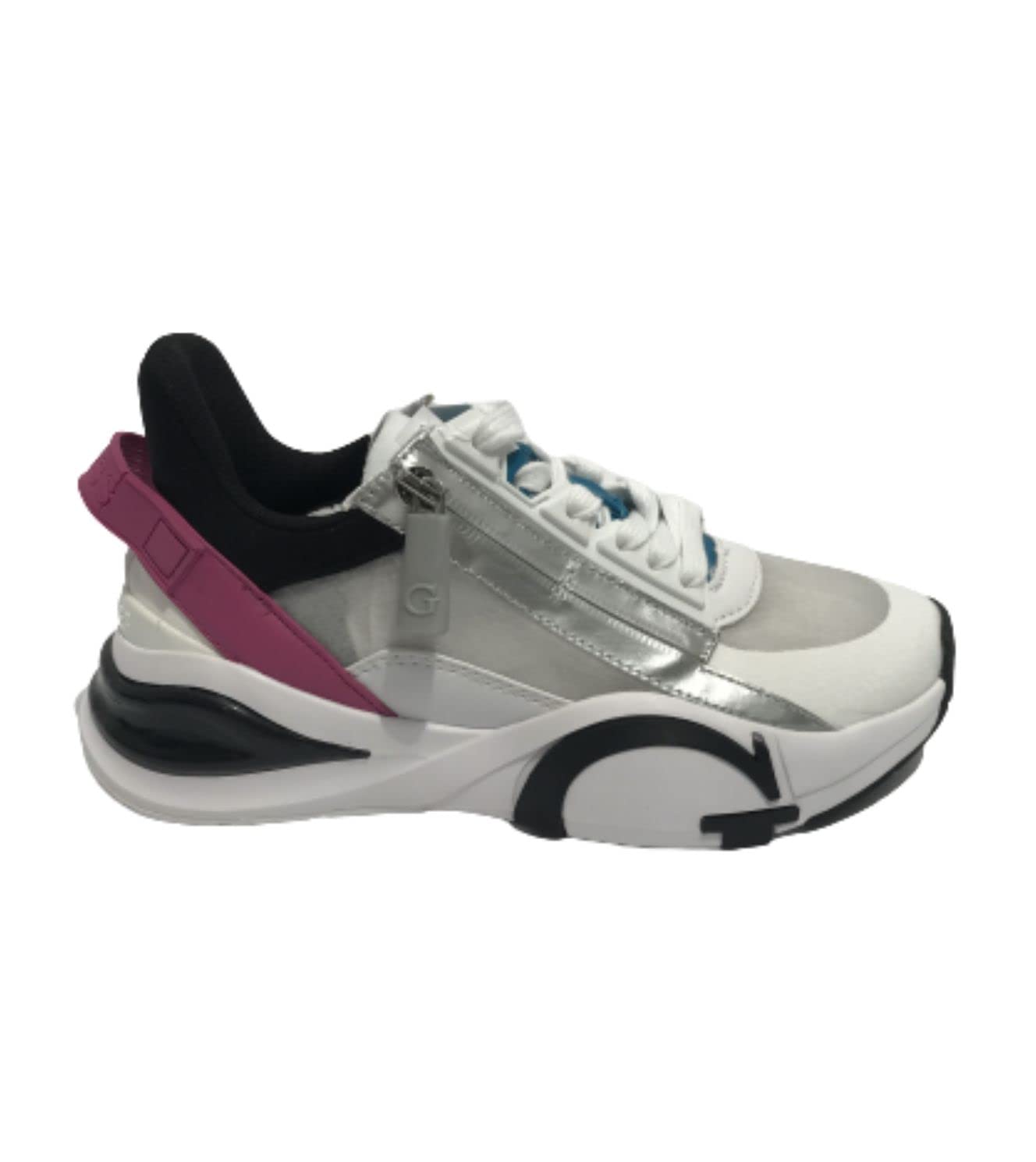 GUESS Scarpe Donna Sneaker Guess Nylon/Ecopelle Bianco D22GU52 FL8BIAFAB12