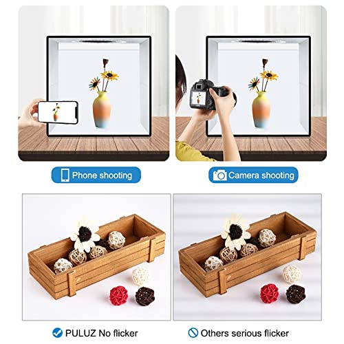 Jethrora Lightbox mini photo studio caixa de luz com 6 cores cenários foto tiro tenda kit 80 pçs led