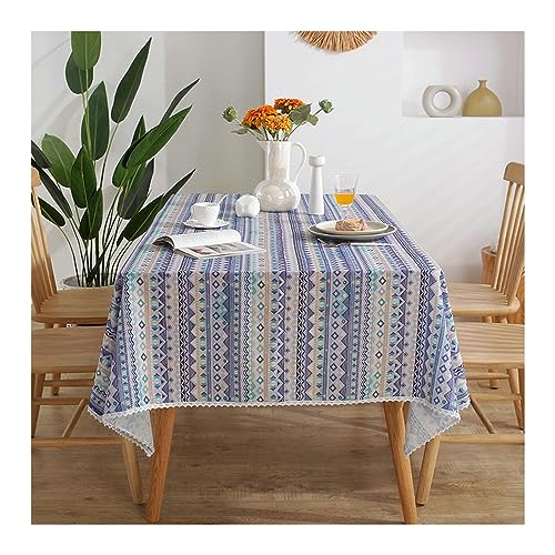 Nappe rectangulaire anti-taches pour protéger la table du salon