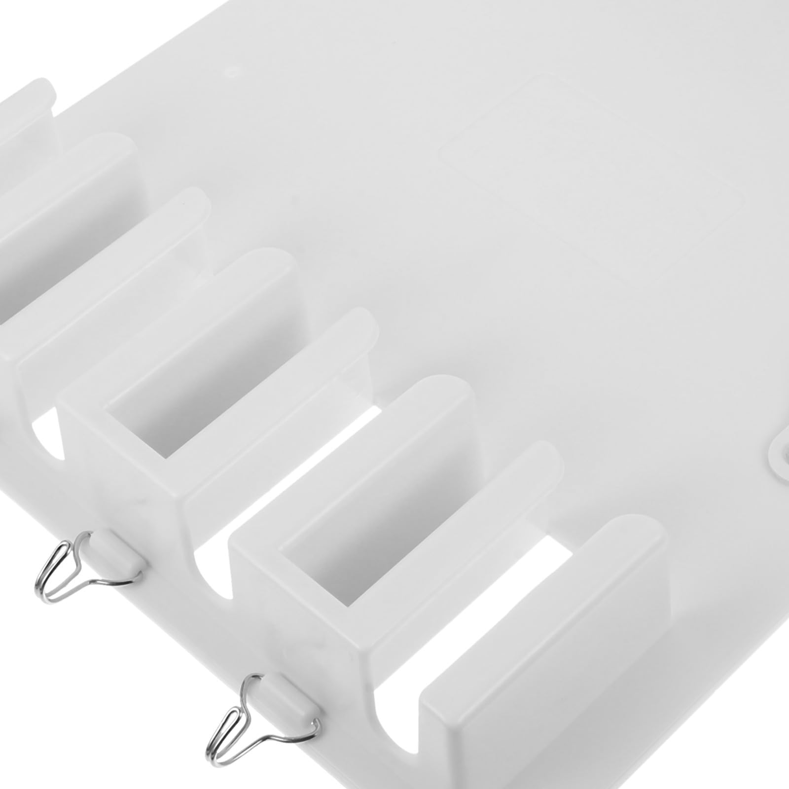 Didiseaon Soporte de Pared de Plástico Blanco para Cortapelos y Organizador de Tijeras y Cepillos para Salón y Espacio de Trabajo Profesional
