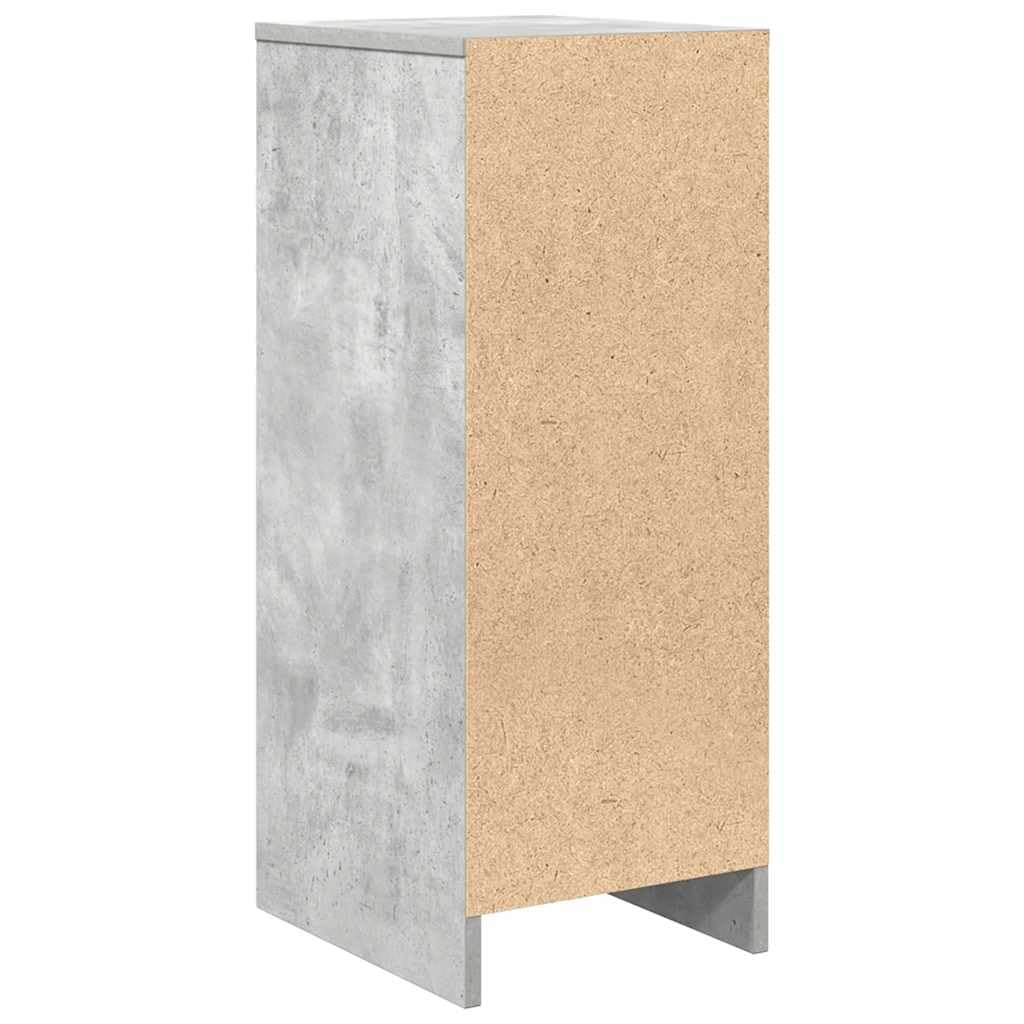 vidaXL Sideboard Betongrau 29,5x34x76 cm Holzwerkstoff