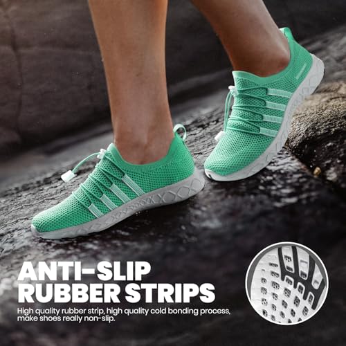 Image of SEEKWAY Mens Womens Water Shoes Quick Dry Aqua Shoes Barefoot for Beach Surf Hiking Pool Water Sports