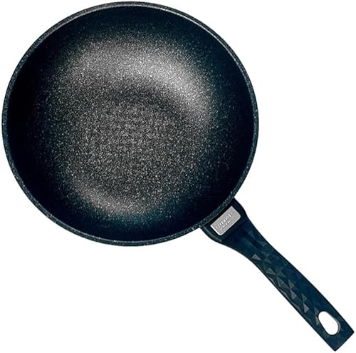 Miniatura 4 de Prolinemax 8 "mármol wok antiadherente cocina sartén olla 5 capas mármol wok utensilios de cocina