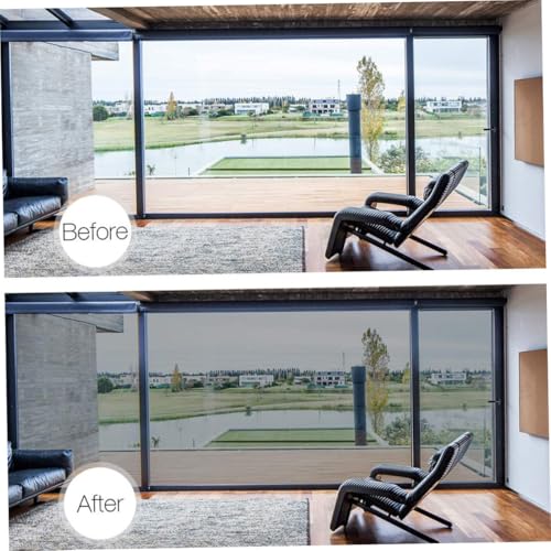 Vinilo para ventana con privacidad y bloqueo UV plata miniatura 2