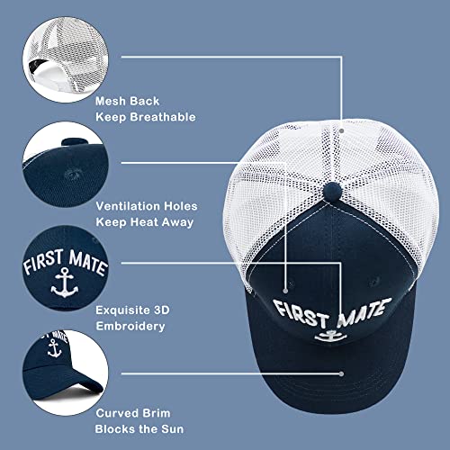 Image of Outdoor Hat Captain Hats Hunting Hat Biggfoot Hat Mountain Baseball Cap Sailing Trucker Hat for Men Women