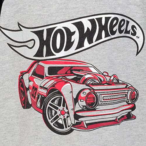 Hot Wheels Toddler Boys' 2-Pack Racing T-Shirts Grey and Red 5T - image 6