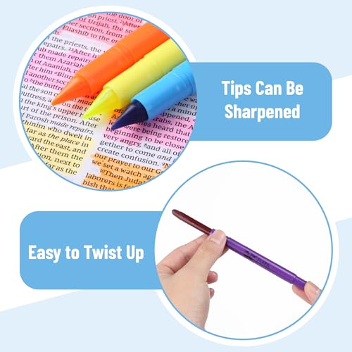 Image of Mr. Pen- No Bleed Gel Highlighters, Fluorescent Assorted Colors, 12 Pack | Bible Highlighters and Pens No Bleed, Bible Markers for Study, Journaling, School Supplies and Accessories