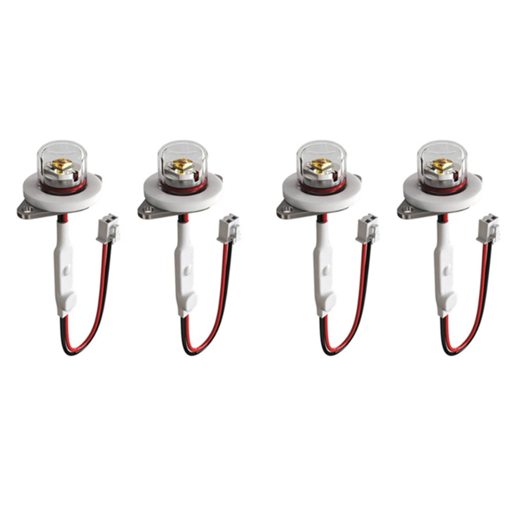 Hndhbfgrt 4Pcs DC12-24V UVC 270-280NM Ultraviolet Water Purifier Disinfection Pet Water Dispenser LED Disinfection Module