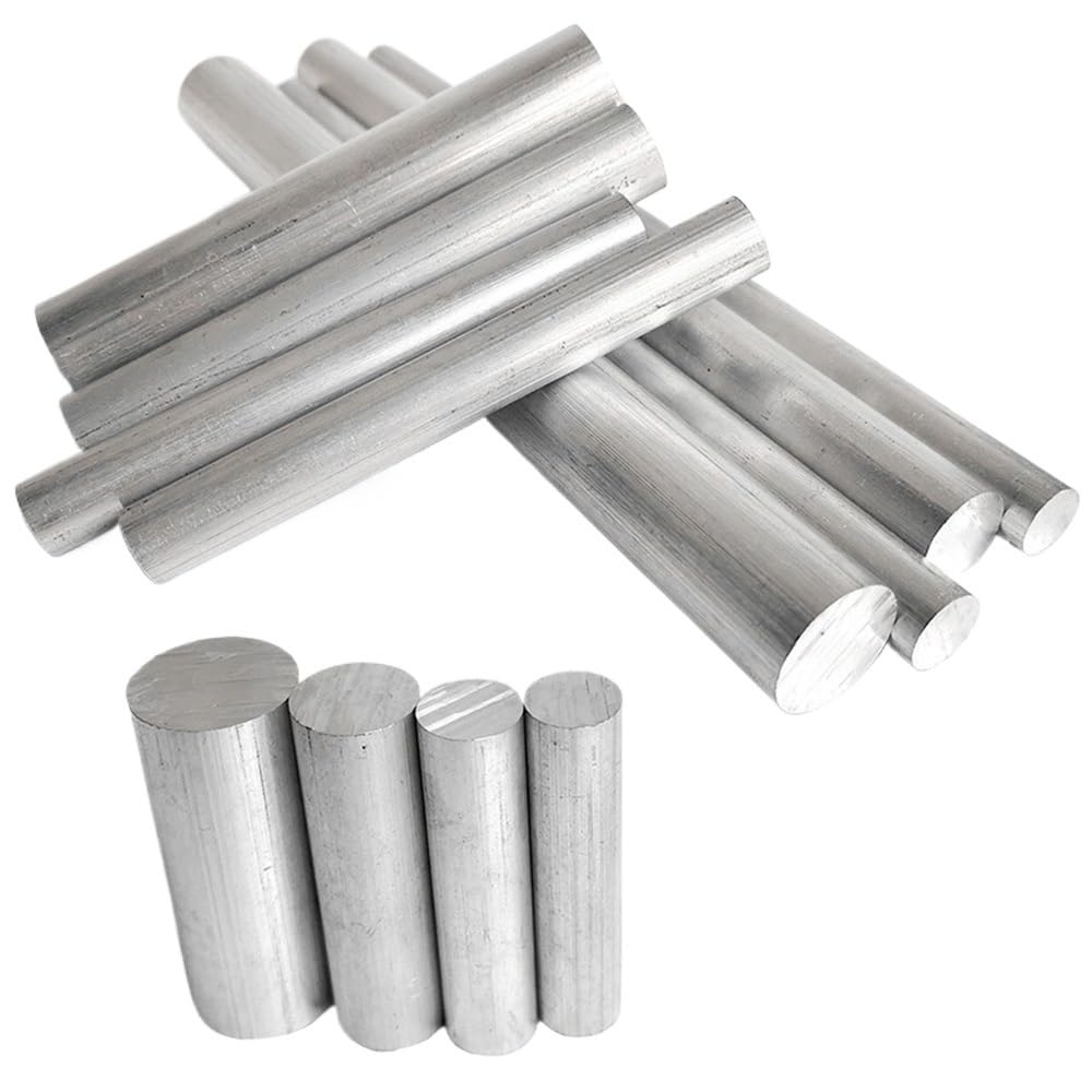 1pc 6061 Aluminum Solid Rod Round Bar Dia 10-35mm, Solid Metal Round Aluminum Rods L 2-12inch, Aluminum Round Bar(25x150mm)