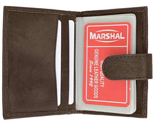 100% Genuine EEL Skin Credit Card Case Brown #E5702