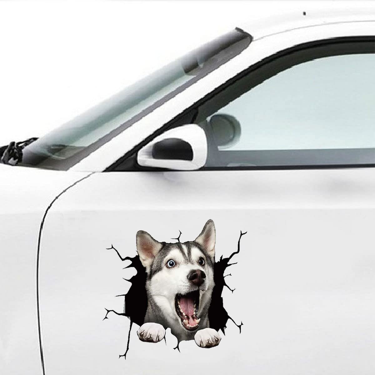Adesivo Divertente 'AHOY F*ckers' &ndash; Per Auto, Moto, Laptop, Finestre, Bianco, Pixel Lab Designs