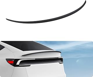 BASENOR Matte Black Rear Spoiler for 2025-2026 Tesla Model Y Juniper - OEM ABS Trunk Wing, Sporty Aerodynamic Upgrade