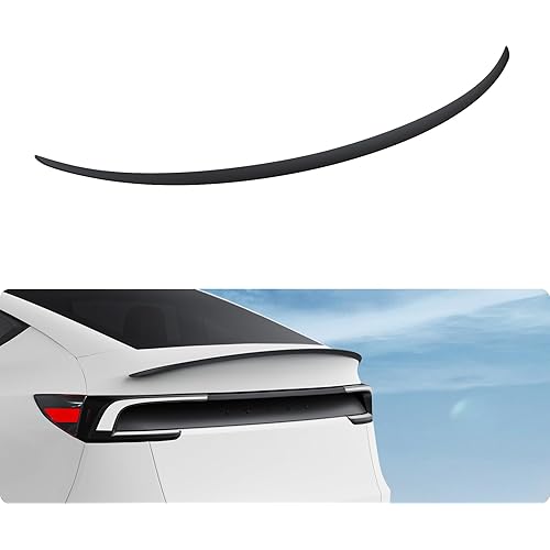 BASENOR Spoiler for 2025 2026 Tesla Model Y Juniper Rear Spoiler Wing ABS OEM Rear Trunk Lip Sporty Appearance Model Y (Standard & Premium 2025/2026) Exterior Accessories Matte Black