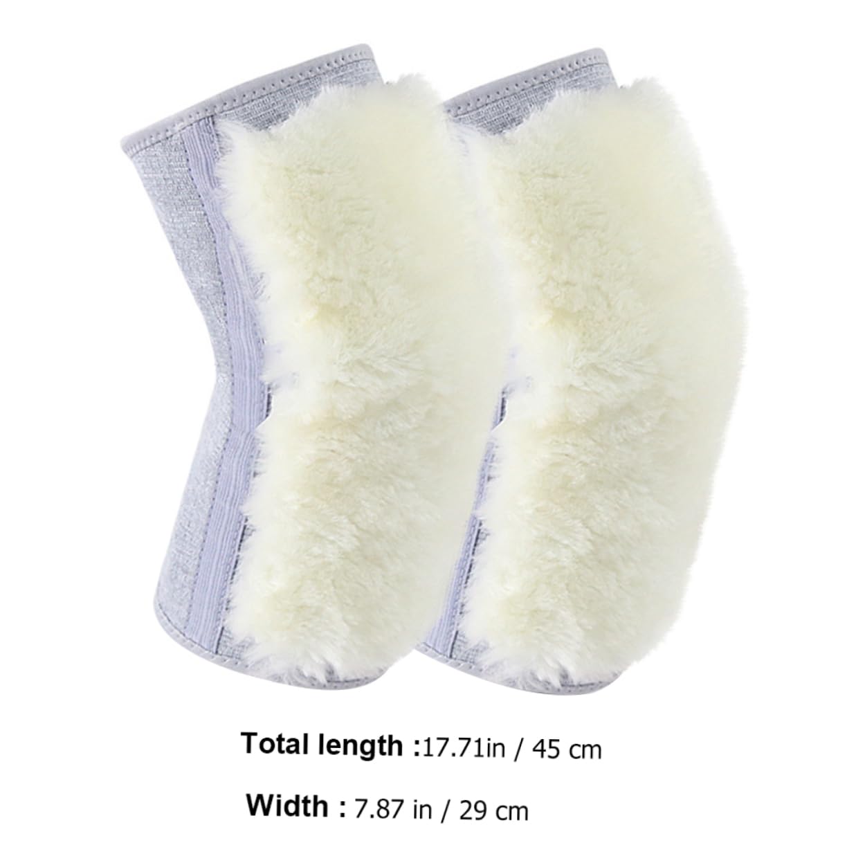 BEBEMOKO Cashmere Knee Pads Winter Thicken Knee Brace Small Light Comfortable for Sports Protection