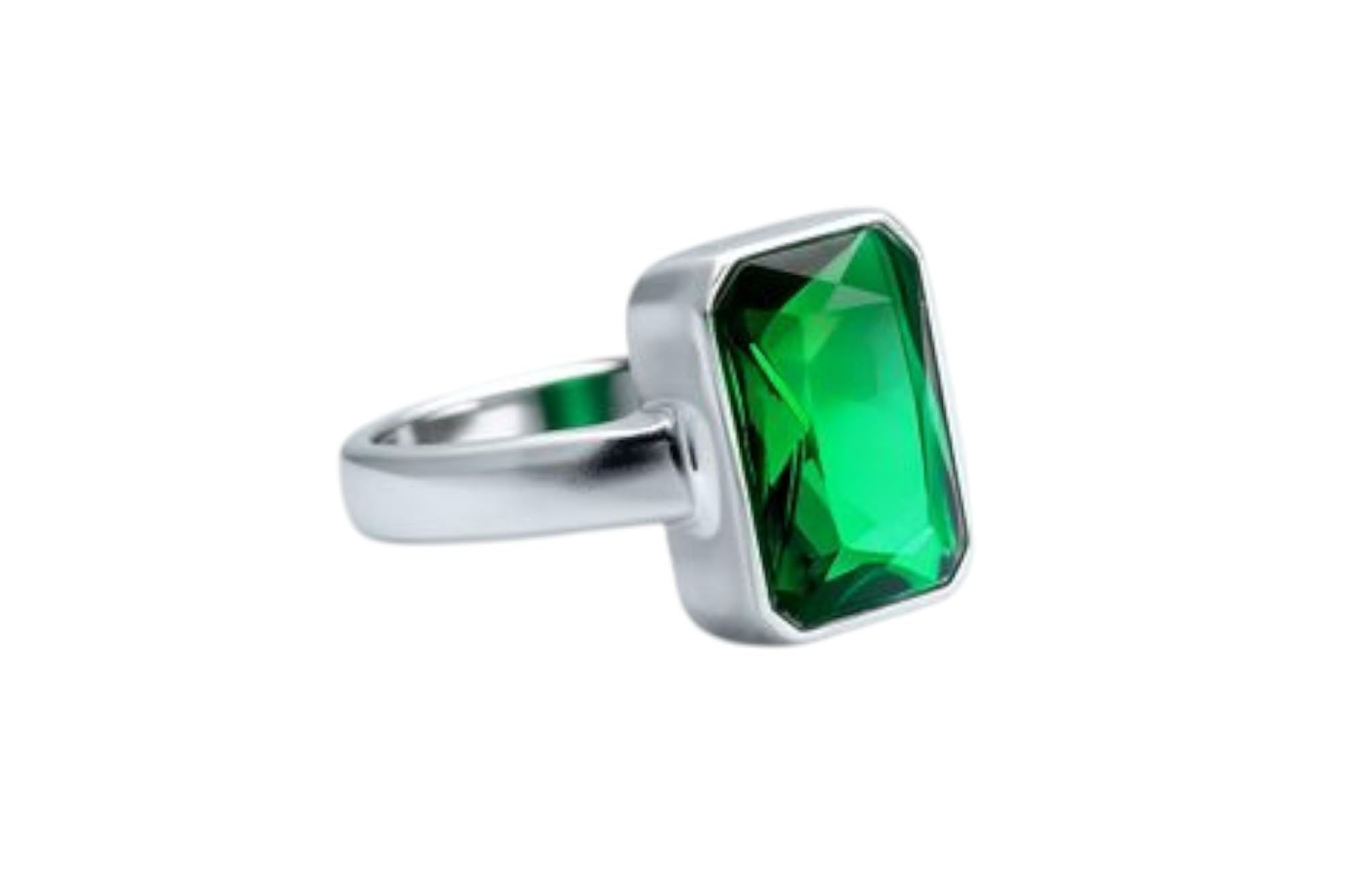 7.25 Ratti Panna (Emerald) Original Stone Adjustable Ring For Men And Women With Lab Certified D2-picture-10