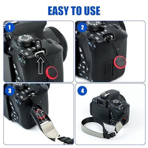 Image of Camera Belt Strap for Mirrorless Camera, Camera Strap, Quick Release Wrist Strap for Photography, Secure Hand Strap for DSLR Cameras, Single Unit Camera Accessory