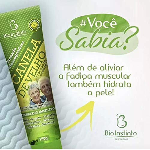 Pomada Massageadora Canela de Velho 150g