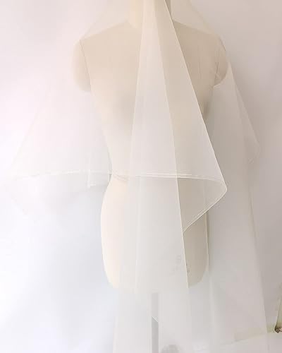 Miniatura 4 de 39.4 in*44.9 in 100% tela de seda blanca natural organza tela gasa boda moda forro material