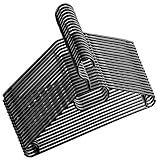 ✔️LEICHTGEWICHT: Durch die platzsparende Breite sind diese Kleiderbügel ideal für den alltäglichen Gebrauch, z.B. zum Weghängen von leichten Jacken, Hosen, Blusen, Shirts usw. Zum Verstauen von z.B. schwerer Winterkleidung empfehlen wir unsere stabilen Holzkleiderbügel.