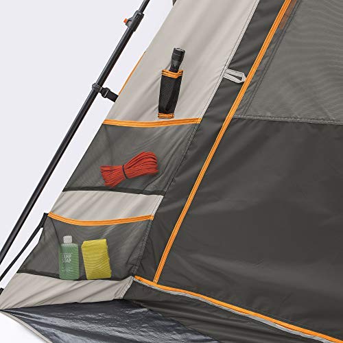 Bushnell Instant Tent | 6 Person / 9 Person / 12 Person Instant Tents Cabin Design Perfect For 3 Season Family Camping Essentials, Hunting, And Fishing With Fast Setup (6 Person) #TOP6